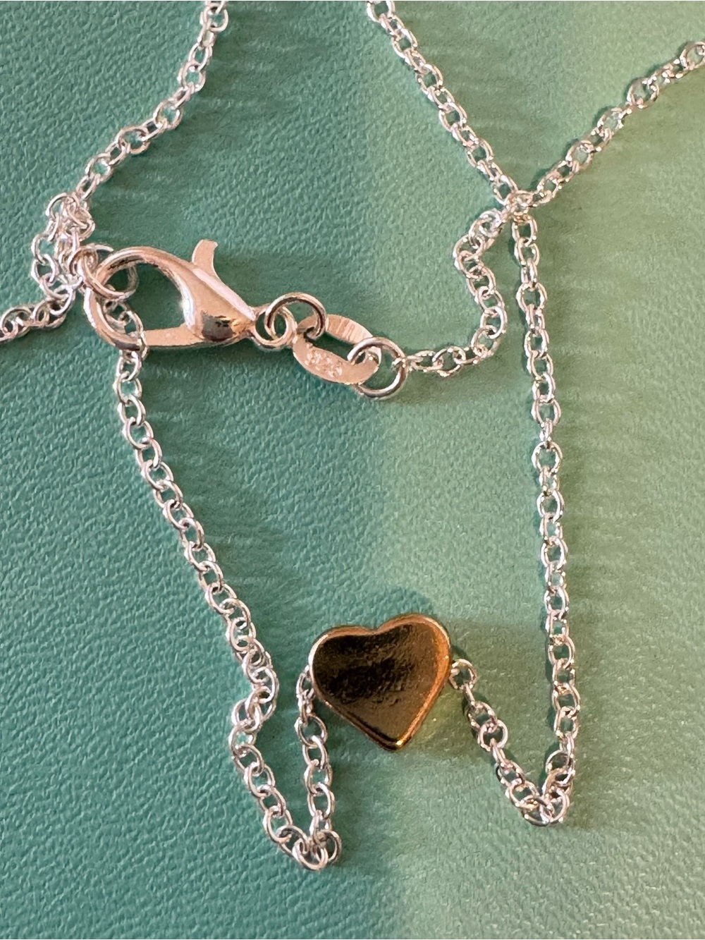 925 Sterling Silver Heart Pendant Necklace